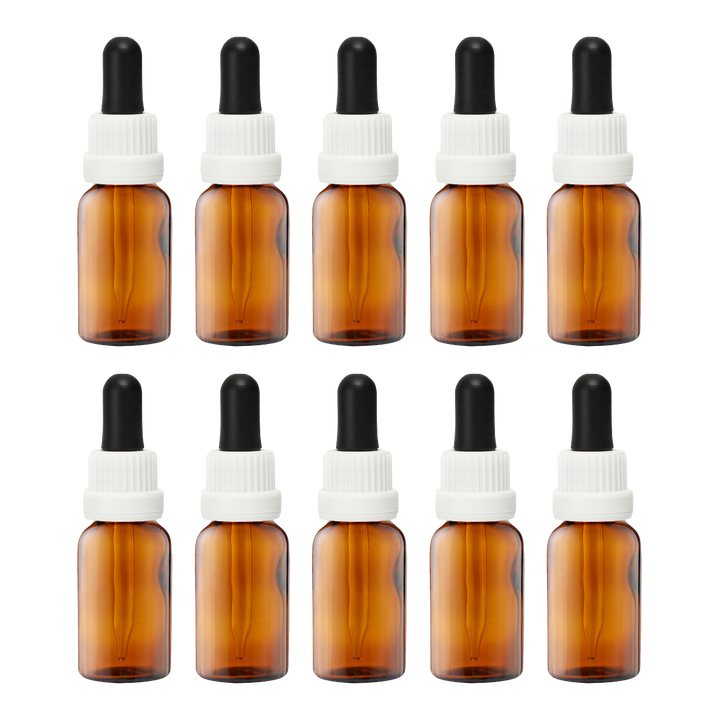 Bottle - Blank Amber 15ml - 10pk