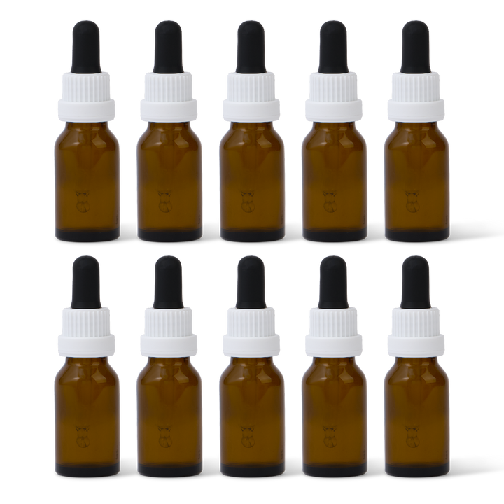 Bottle - Blank Amber 15ml - 10pk