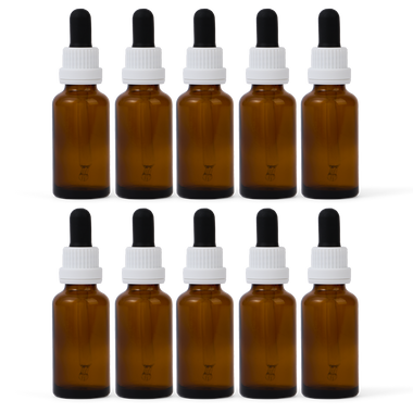 Bottle - Blank Amber 30ml - 10pk