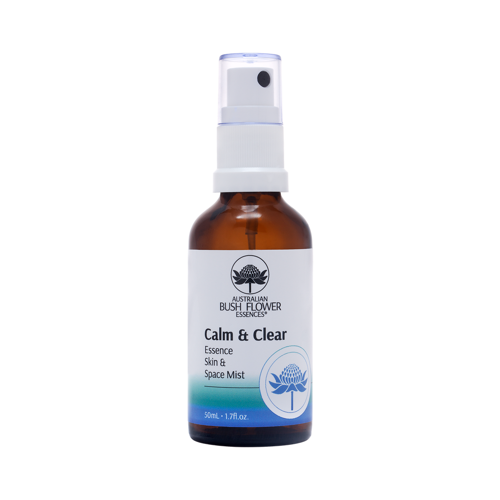 Calm & Clear Essence Organic Space Mist Australian Bush Flower Essences