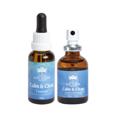 The Calm & Clear Essence Drops & Oral Spray Pack nurtures a state of clarity, tranquility, and inner peace, enabling you to relax and prioritise self-care, even in the face of external pressures and obligations.