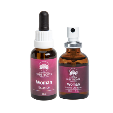 Our Woman Essence Bundle harmonises emotional imbalances during menstruation and menopause, offering gentle relief when it is needed most. It allows a woman to discover and feel good about herself, her own body, and her beauty.
